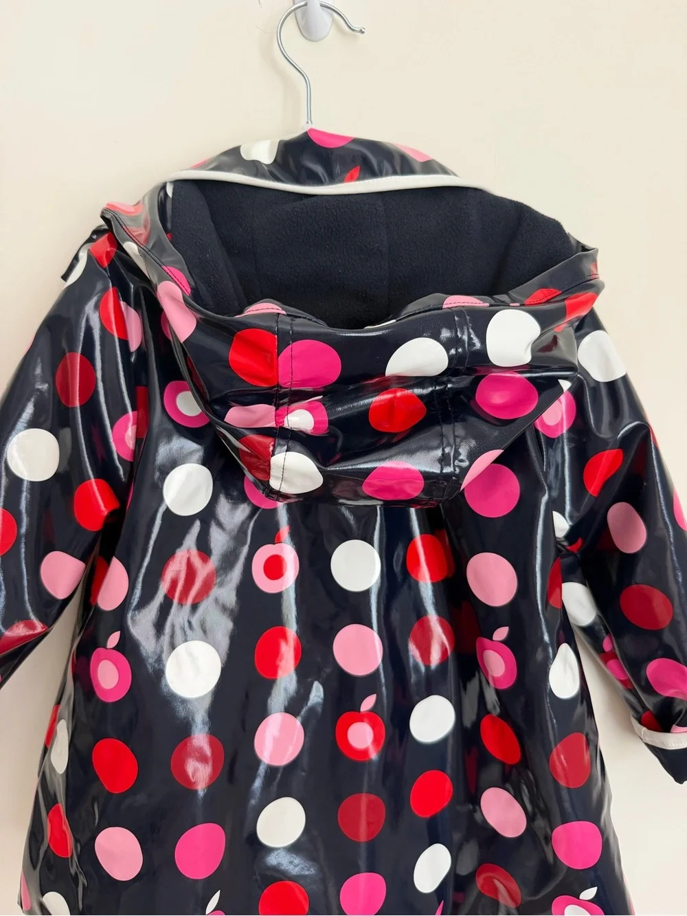 Jacadi Girls Printed Raincoat with Fleece Lining